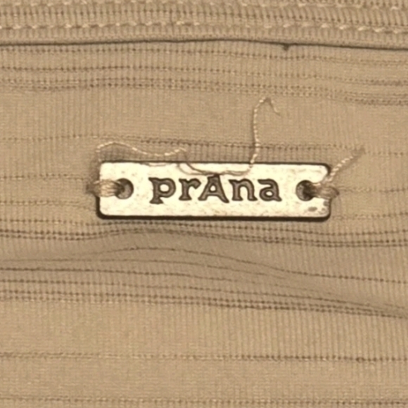 Prana Ribbed Off Shoulder Sweater Beige Women’s Large Long Sleeve Pullover - Picture 5 of 7